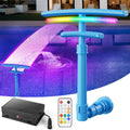 Dual Spray Solar Pool Fountain for Above and Inground Pools - LED