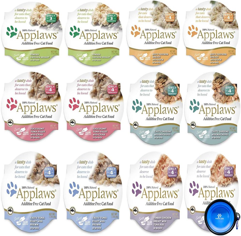 Applaws Cat Food in Broth Pots Variety Pack - 12 Delicious Treats