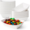 Fit Meal Prep 0.25 lb Paper Food Trays 1000 Pack - Sturdy Disposable