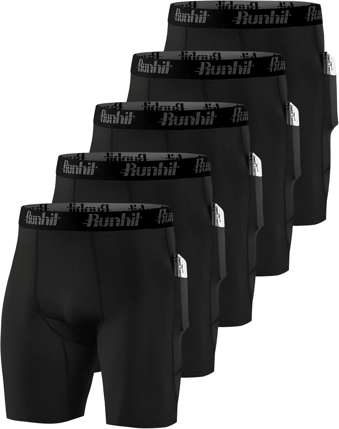 Runhit Men's Compression Shorts for Ultimate Athletic Performance