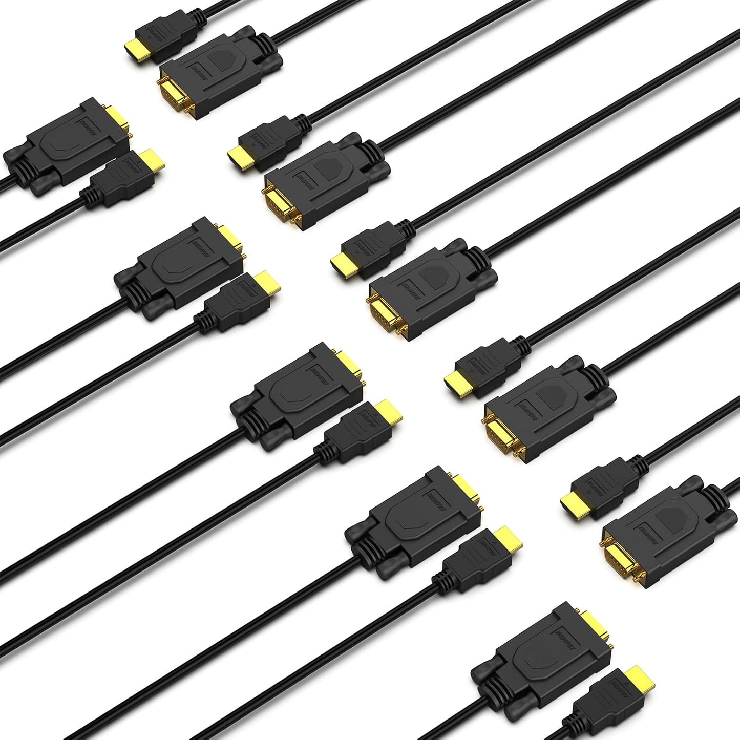 BENFEI HDMI to VGA 6 Feet Cable for High Definition Displays