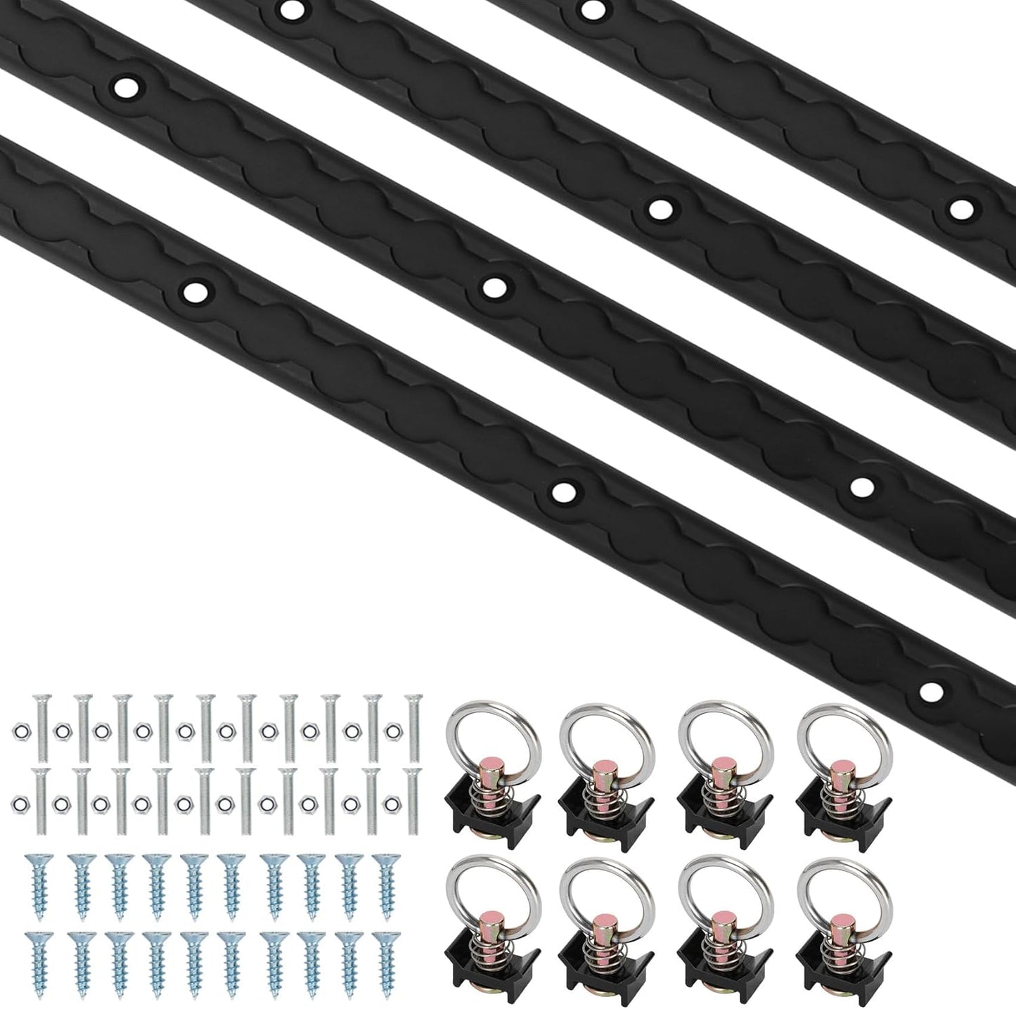 Upgraded 4ft Aluminum L-Track for Motorcycles and Bicycles