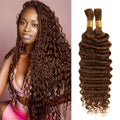 Stunning Boho Styles with Chocolate Brown Human Braiding Hair