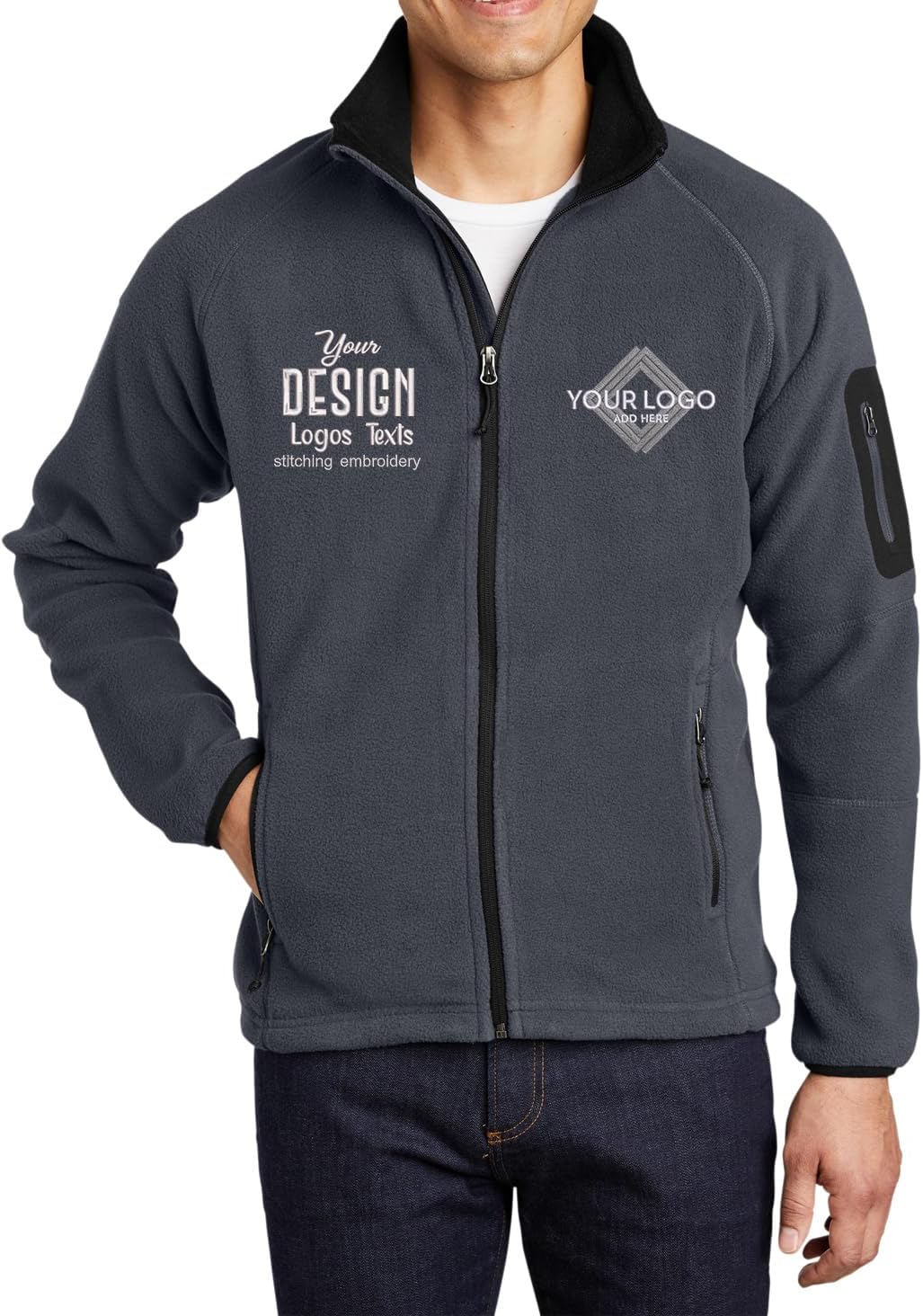 Ink Stitch Personalized Logo Fleece Jackets