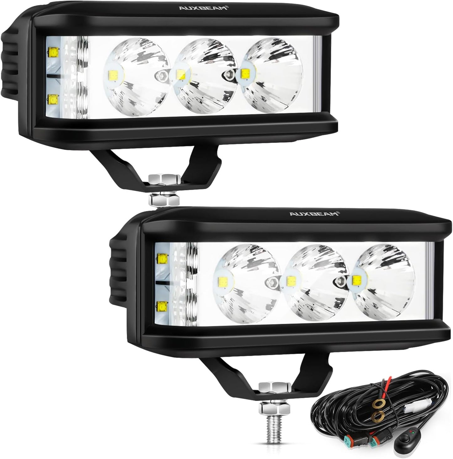 Auxbeam 5in 68W Offroad Driving Lights for UTV ATV Jeep