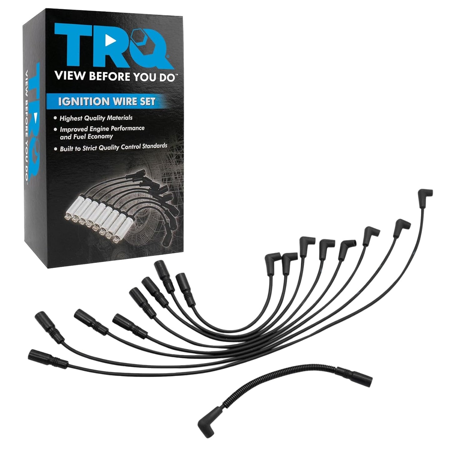 TRQ Ignition Engine Spark Plug Wire Kit for Chevy Camaro