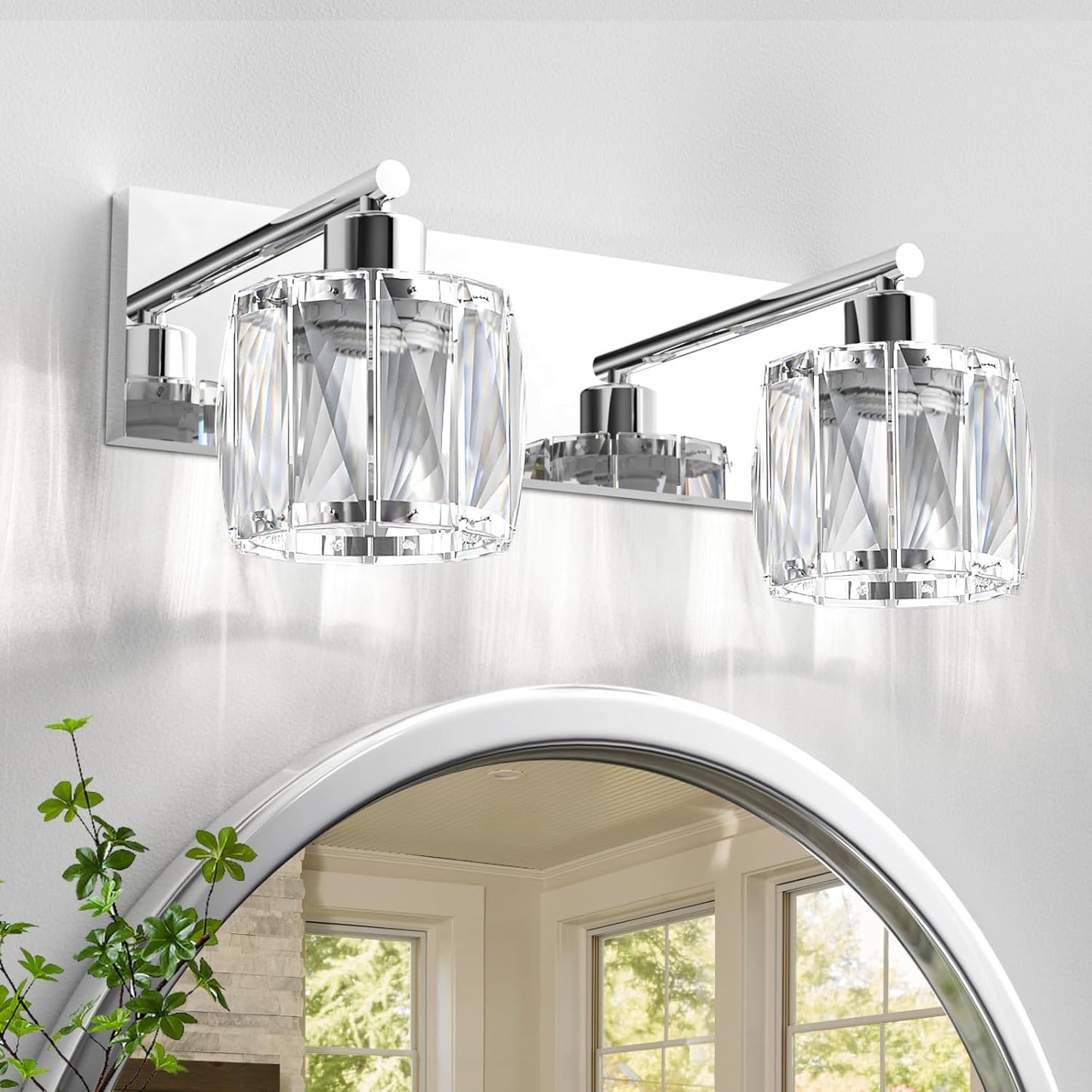 Modern Crystal Vanity Lights for Elegant Bathroom Decor