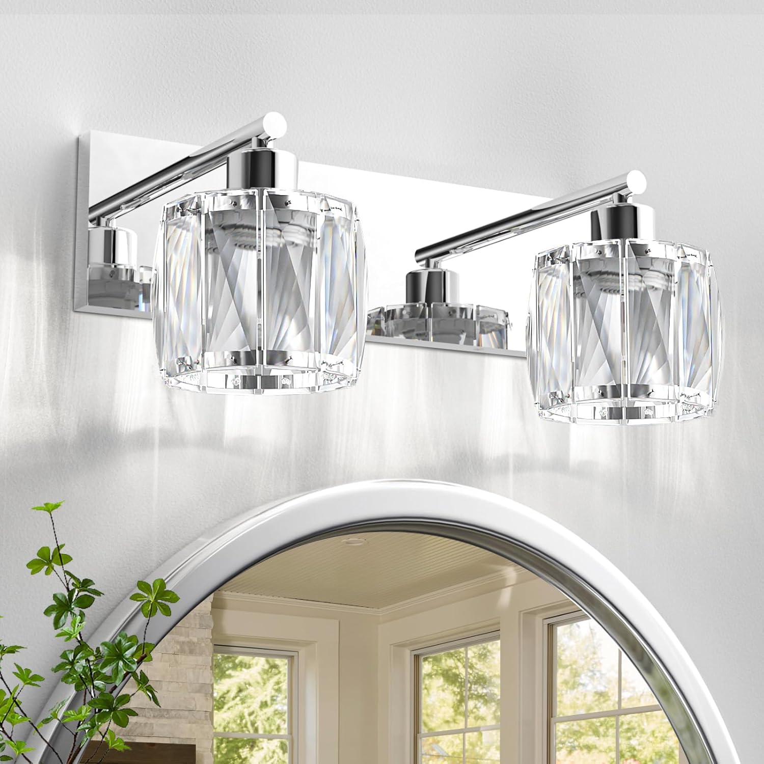 Modern Crystal Vanity Lights for Elegant Bathroom Decor