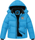 Boys Kids Winter Coat Warm Fleece Thermal Padded Jacket