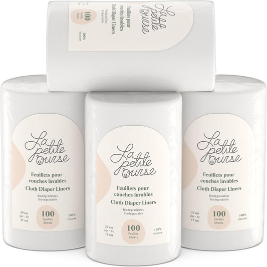 SGS Certified Cloth Diaper Liners - Fragrance Free - Pack of 400