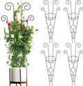 Trellis for Climbing Plants 4 Pack 30 in - Rustproof Plant Support