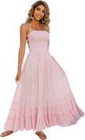 R.Vivimos Women's Bohemian Backless Summer Dresses for Style