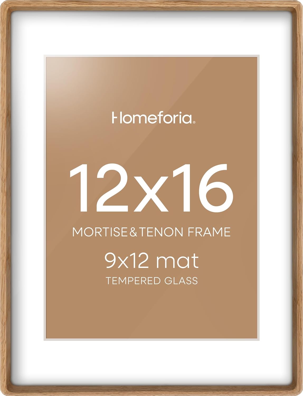 Natural Wood Frame 12x16 by Homeforia for Stunning Displays