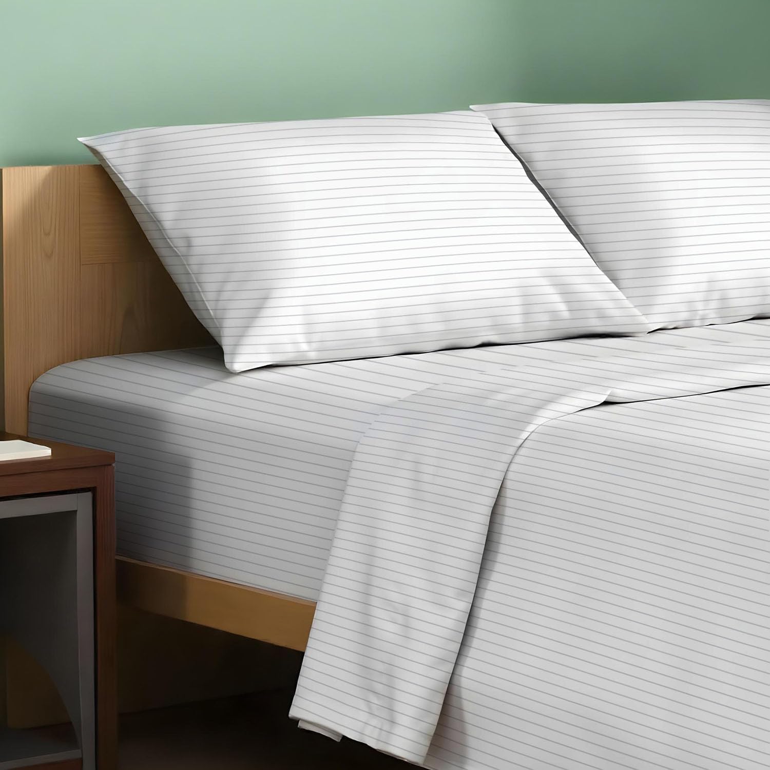 100% Organic Cotton California King Sheets Set - Soft & Cooling