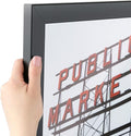 ArtToFrames 19x32 in Black Picture Frame - Clean Modern Poster Frame
