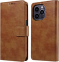 EMF Protection iPhone Leather Flip Folio Case for iPhone 13