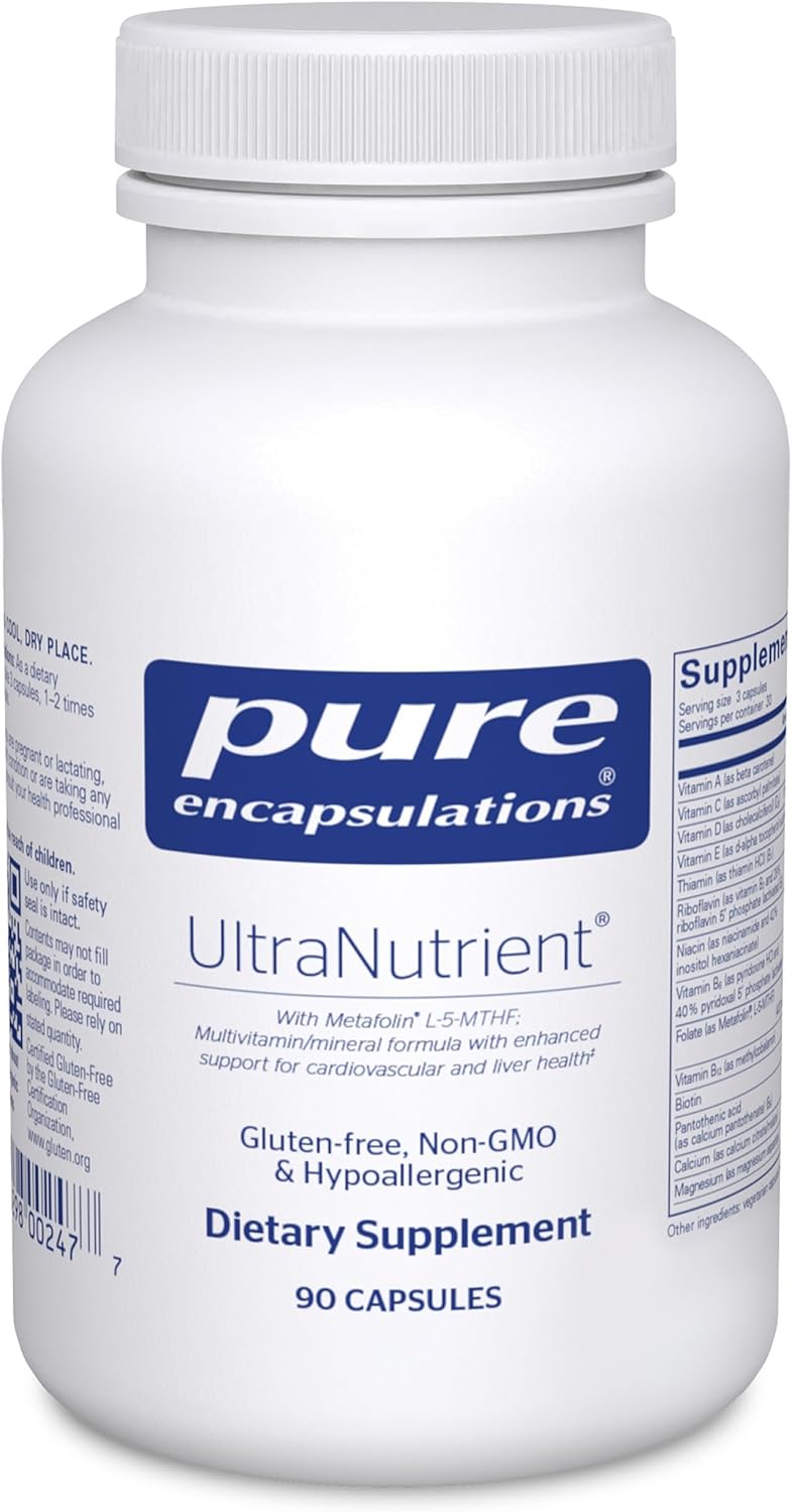 Pure Encapsulations UltraNutrient Multivitamins for Heart Health