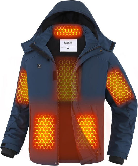 VERGOO Graphene Heated Jacket for Men - Ultimate Winter Warmth