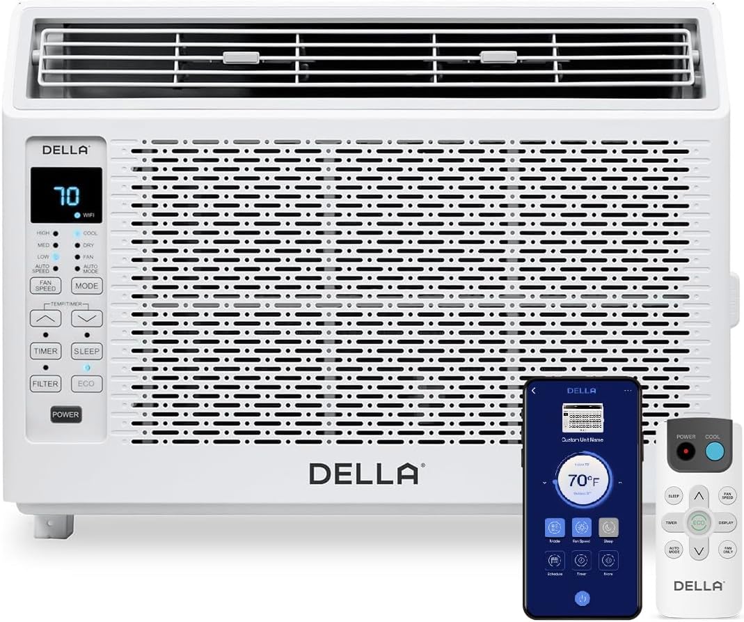 Della 6000 BTU Smart Window AC - Alexa Compatible