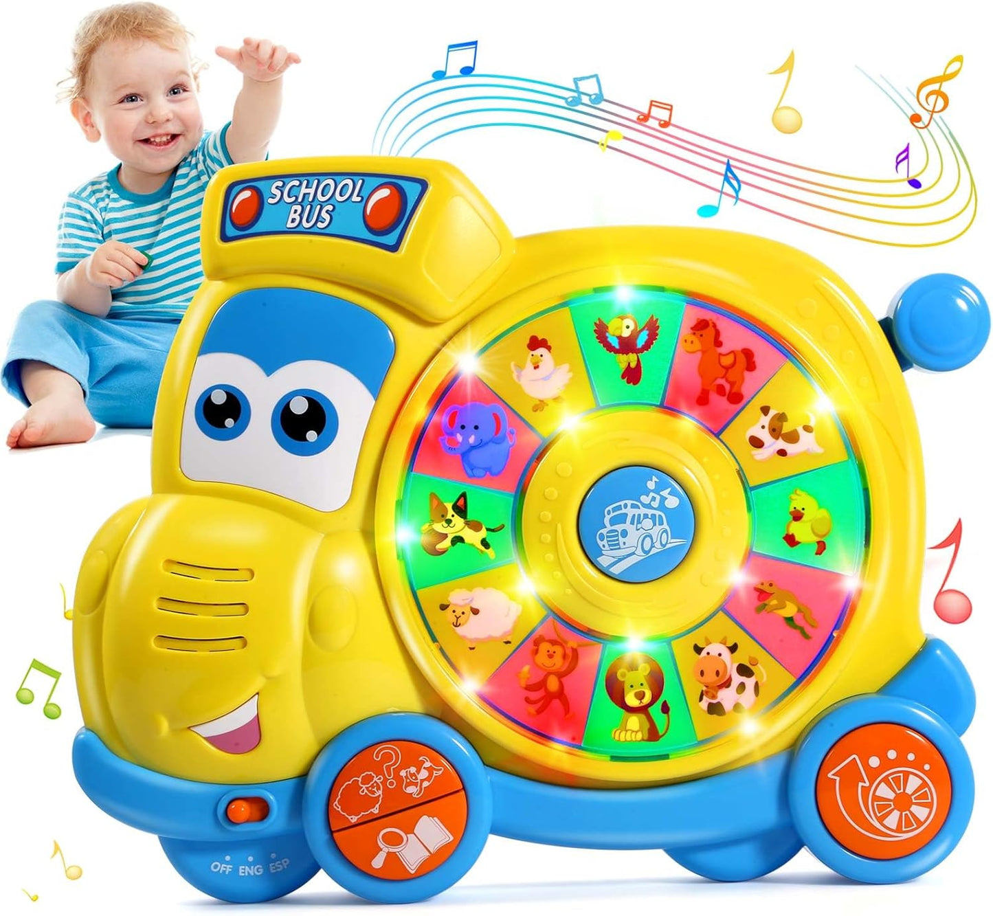 Interactive Bilingual Baby Bus: Musical Learning Fun!