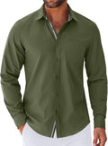 COOFANDY Men's Long Sleeve Casual Button Down Shirt (Style 8RB2)