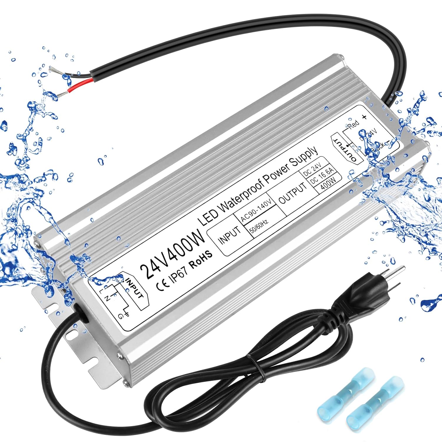 400W 24V LED Driver Power Supply for Outdoor and Industrial Use