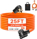 VEVOR 25 ft Dryer Extension Cord NEMA 14-30P to 14-30R - Heavy Duty