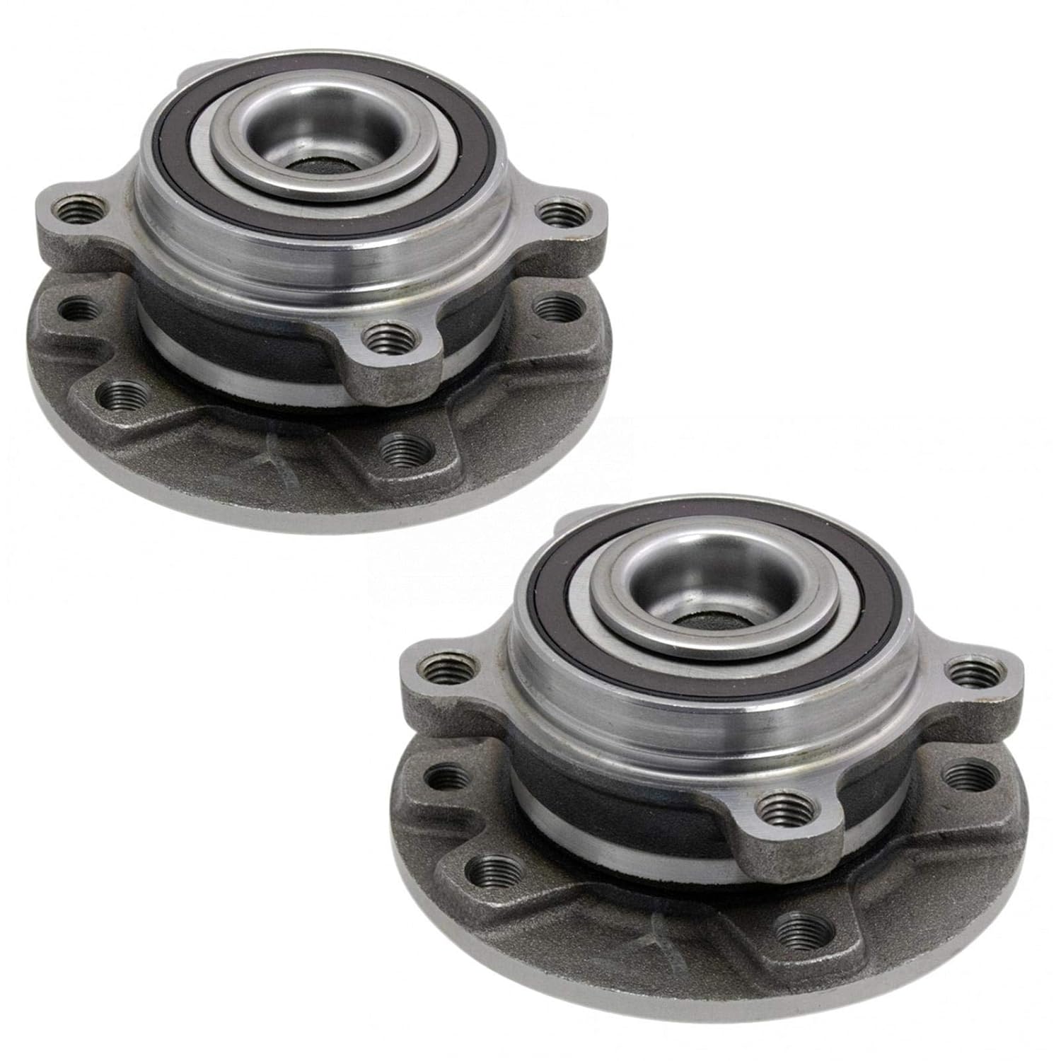 TRQ Rear Wheel Bearing & Hub Assembly Set for Fiat 500X & Jeep