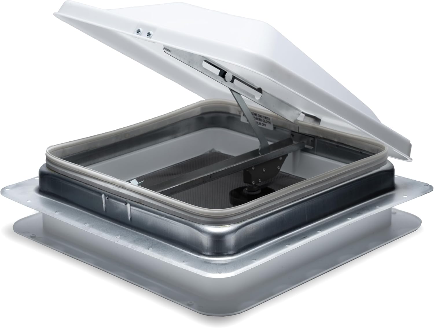 HENGS INDUSTRIES 14in White Cargo Universal Roof Vent for RVs