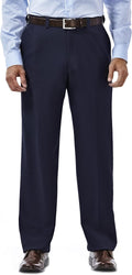 Haggar E-CLO Repreve Stria Flat Front Dress Pant (Style MCHQ)