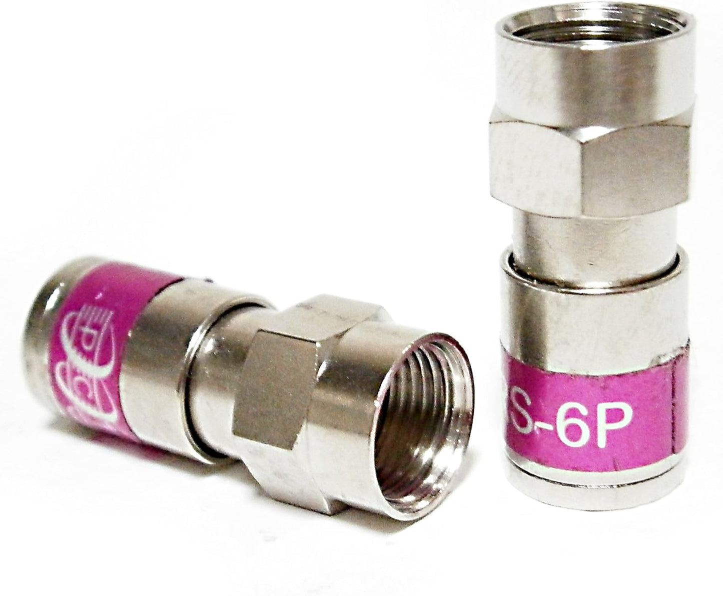 100 Pieces PCT-TRS-6P COAXIAL RG6 Fittings for Reliable Connections