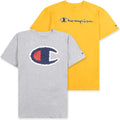2 Pack Champion Graphic T Shirts for Big and Tall Men