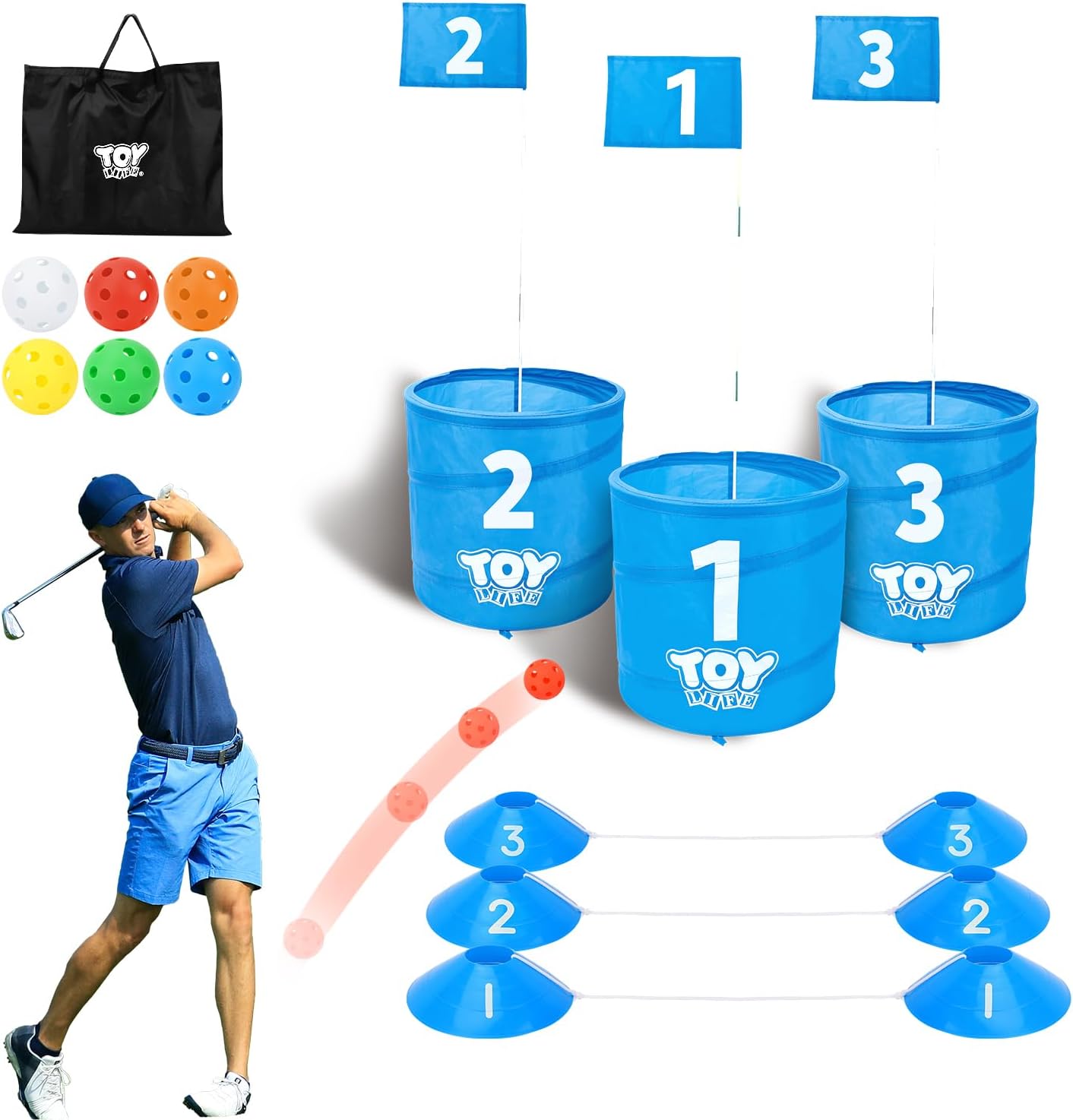 Portable Golf Chipping Game Set - Fun for All Ages!