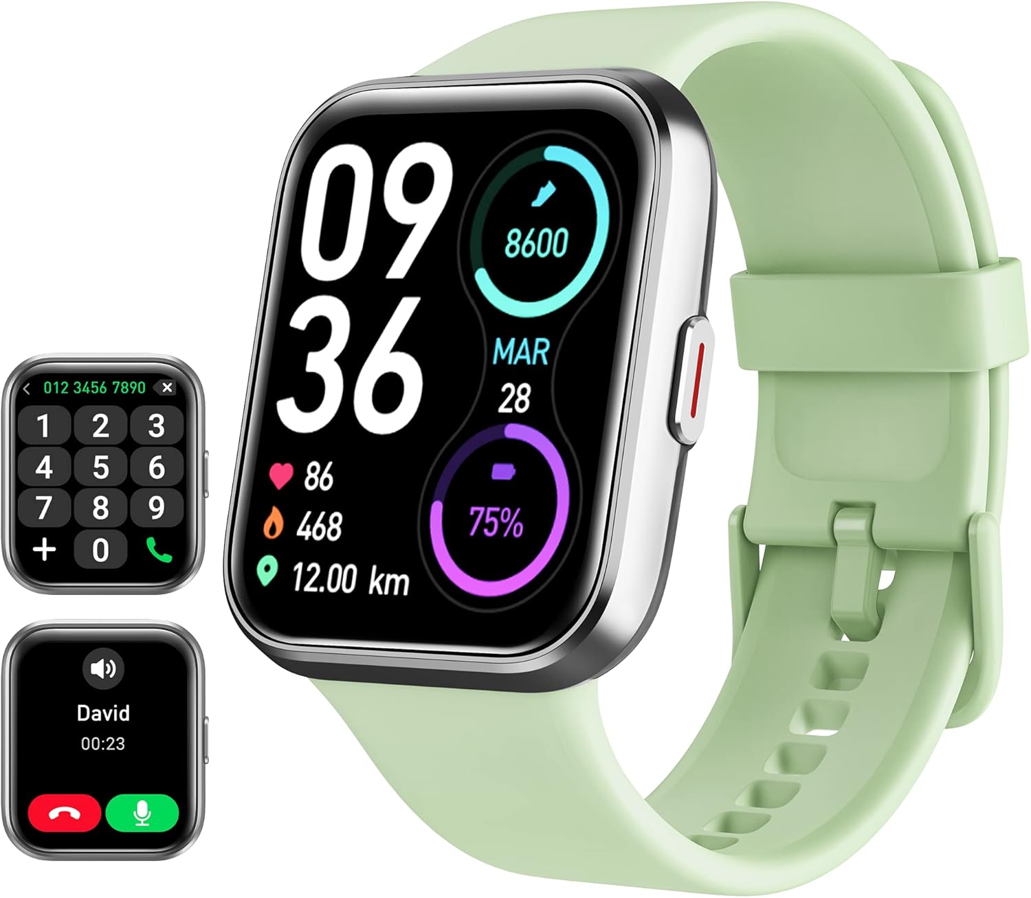 Tensky Smart Watch for Men Women with Alexa and Fitness Tracking