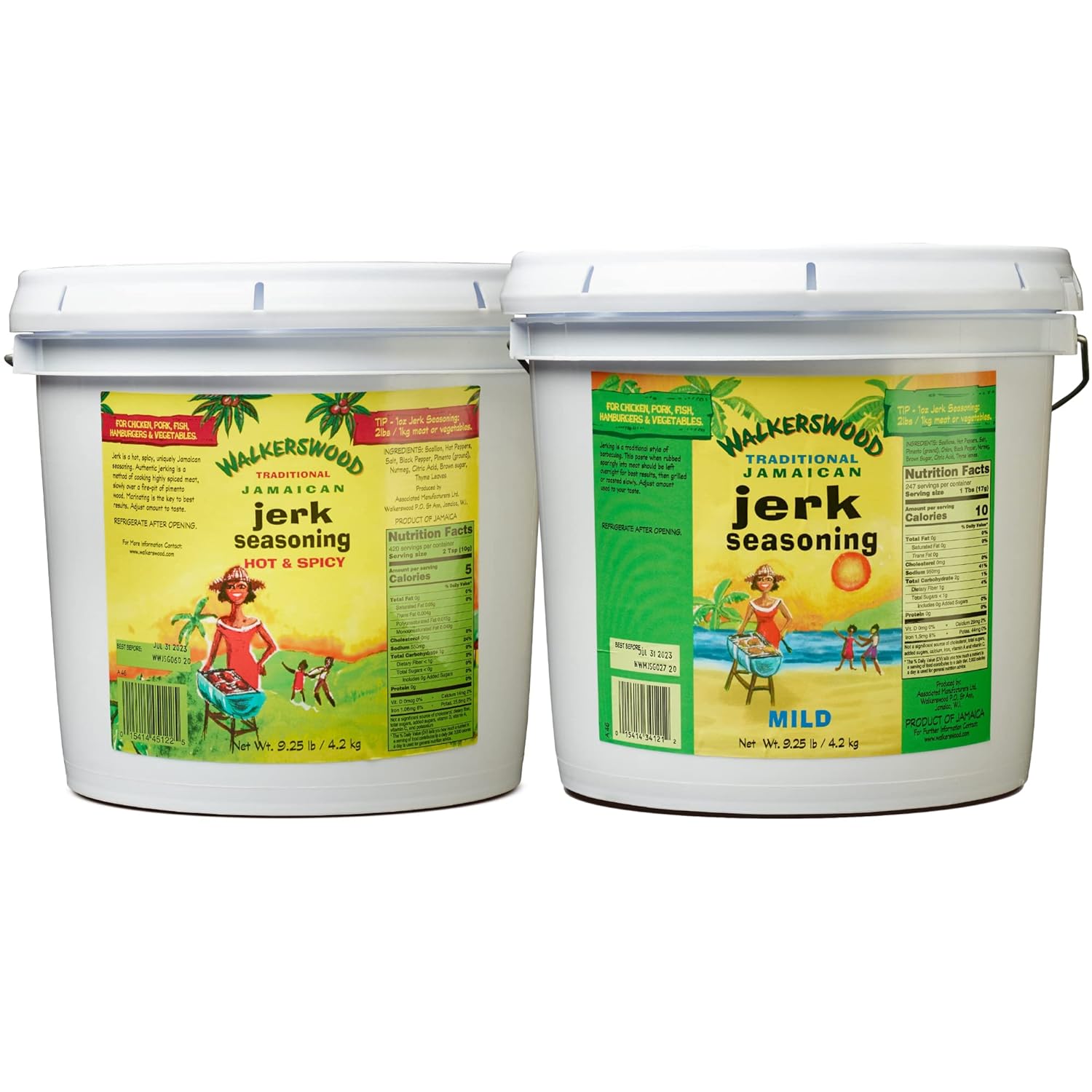 Walkerswood Jerk Seasoning Bulk Bundle for Flavorful Cooking