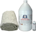 1 Gal Polyester Resin Fiberglass Kit with Chopped Strand Mat - Fast