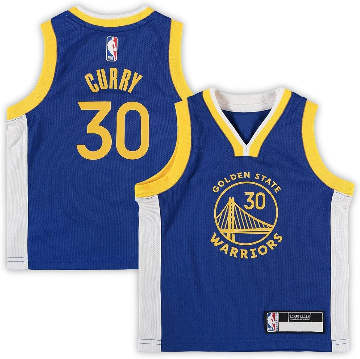 Stephen Curry Golden State Warriors Kids Jersey for Ages 4-7