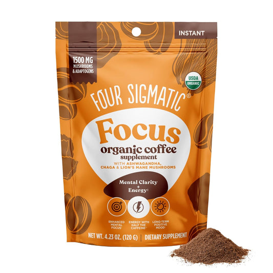 Four Sigmatic Focus Mushroom Coffee | Boost Energy & Focus
