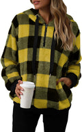 Nirovien Womens Sherpa Pullover Oversized Fuzzy Hoodie (Style T2M5)
