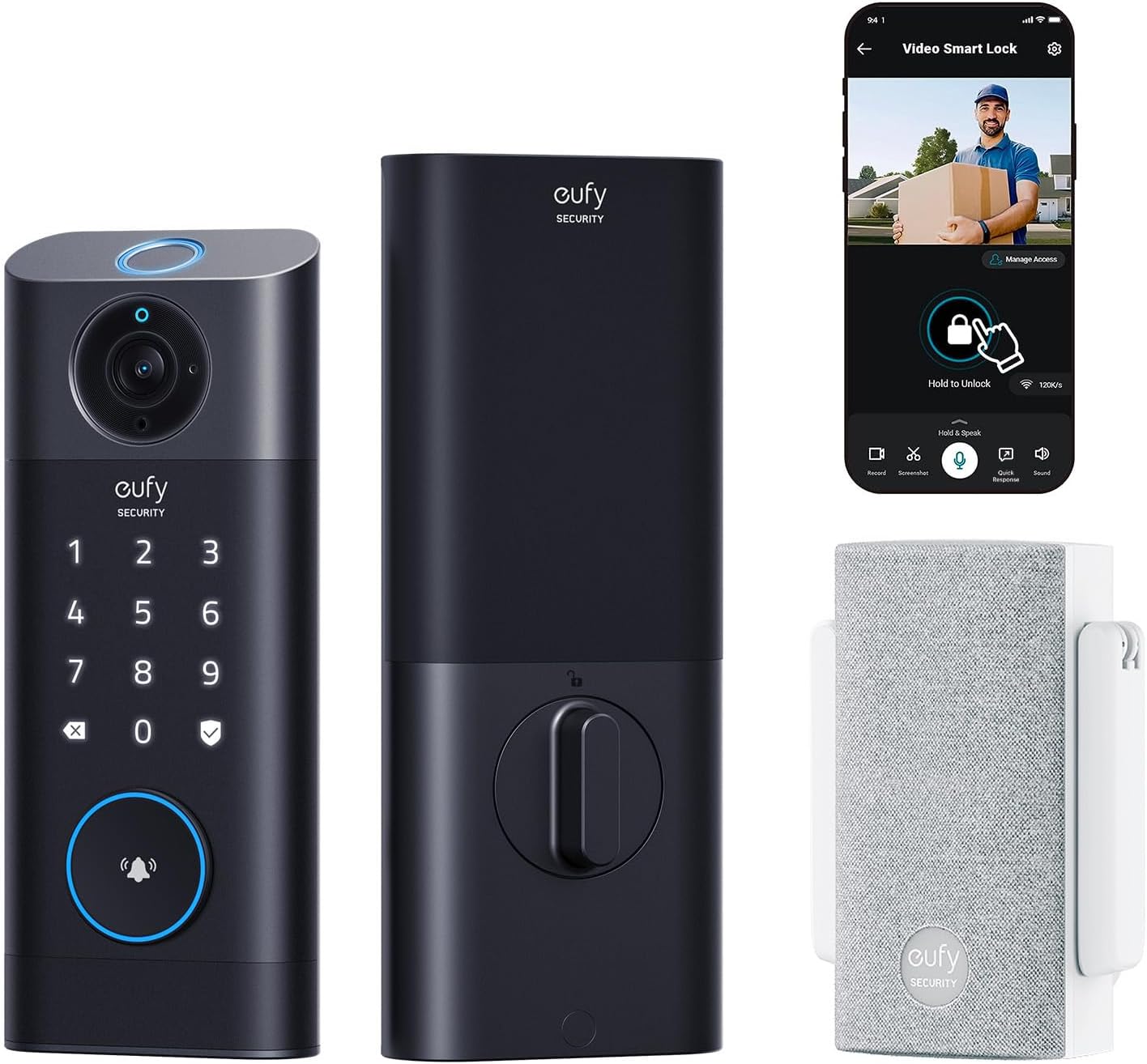 eufy Smart Lock S330: Camera Doorbell + Fingerprint Entry