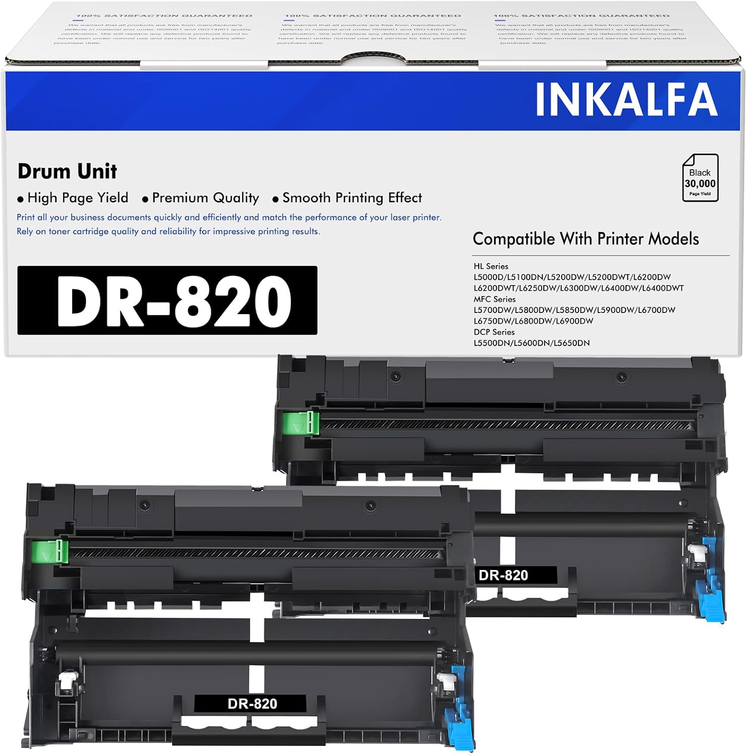 DR820 Drum Unit Compatible Replacement for Brother Printers