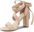 Strappy Heels for Women Chunky Heels High Heeled Sandals - Chic Lace 4