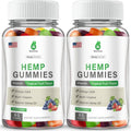 Hemp Gummies - 2 Pack Organic Extra Strength Vegan Gummies