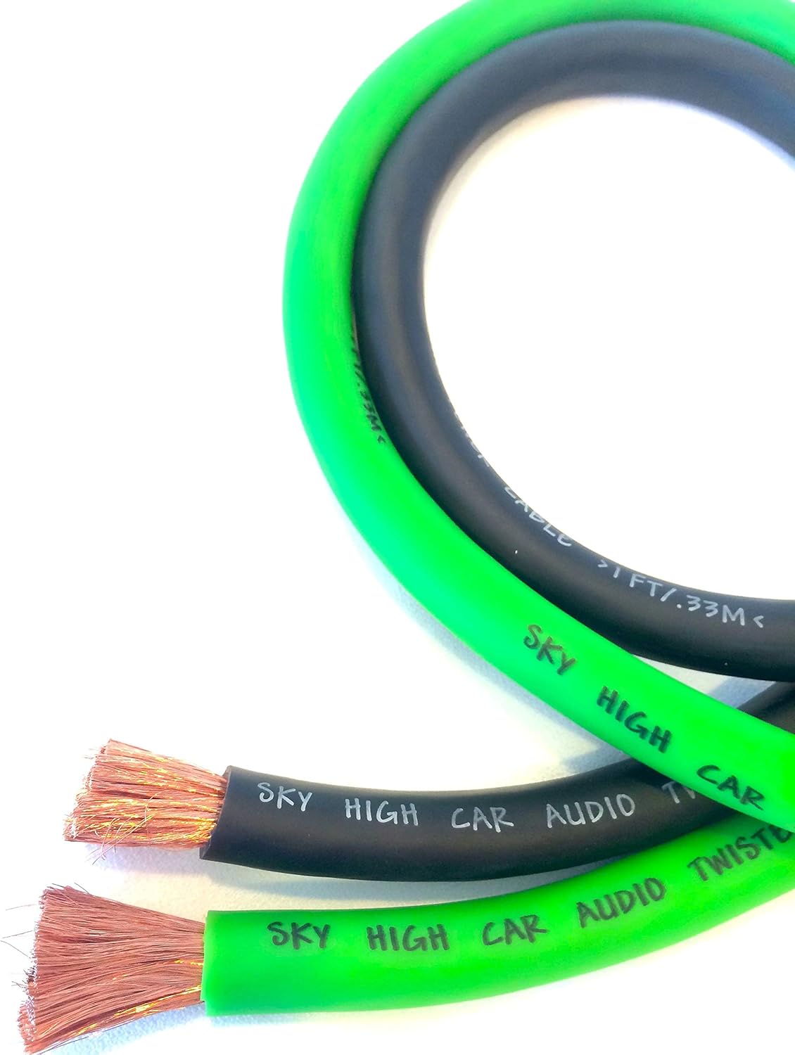 40 ft CCA 1/0 Gauge Power Ground Wire for Car Audio Systems