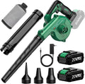 Cordless Leaf Blower Vacuum Combo 4-in-1 - Lightweight, Multiuse