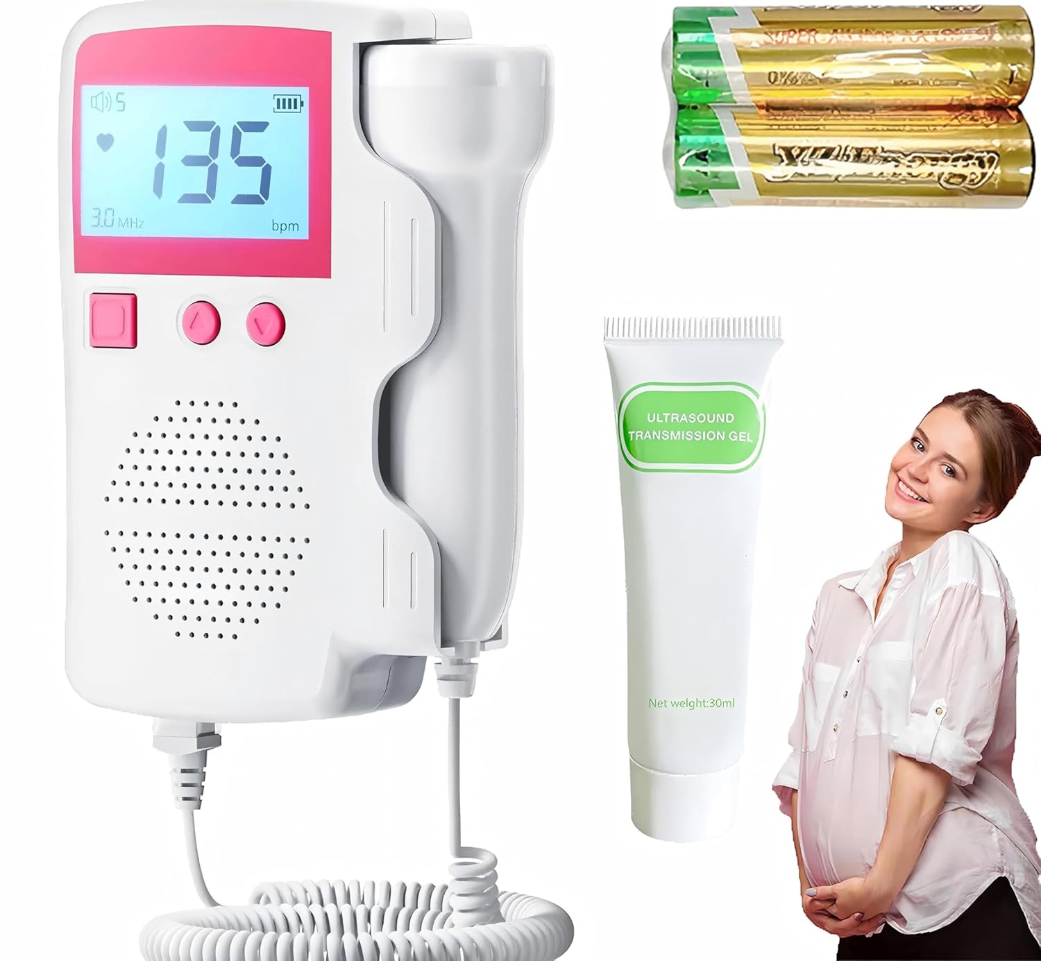 Portable Doppler Fetal Heartbeat Monitor Accessories Bag