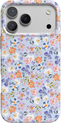 Casely iPhone 17 Pro Case Poppy Meadows - Slim Pastel Floral