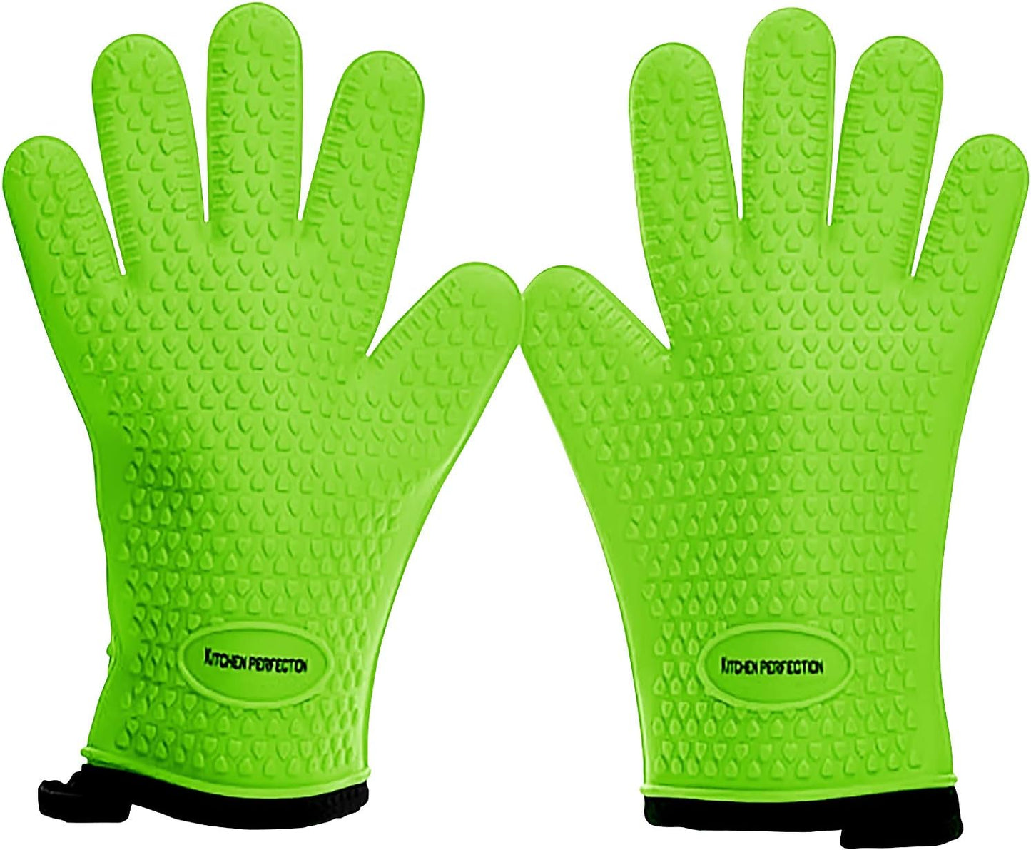 KITCHEN PERFECTION XL Silicone Smoker Oven Gloves for BBQ Lovers