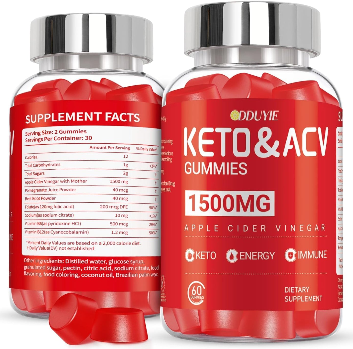 Brilhante Keto ACV Gummies - Energy Boost & Immune Support