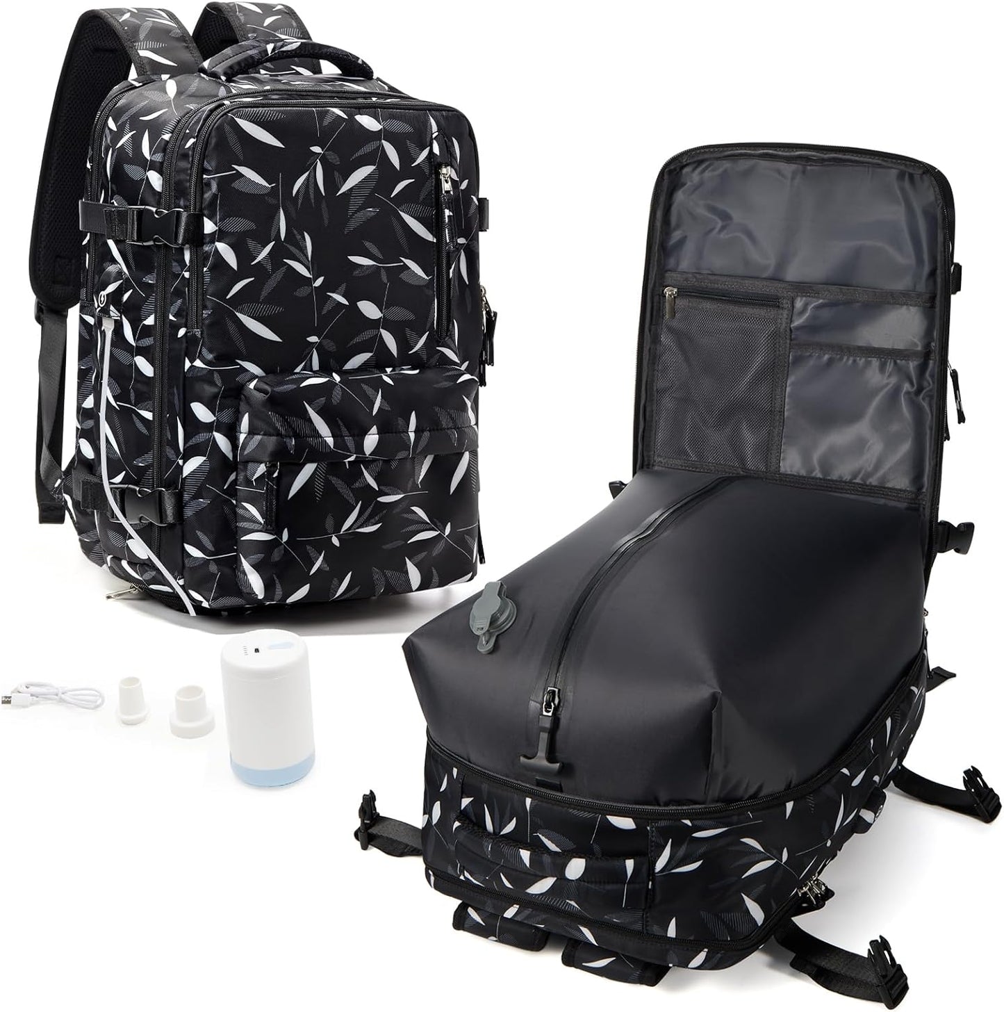 WONHOX Large Travel Backpack for Business and Flight Approved Use